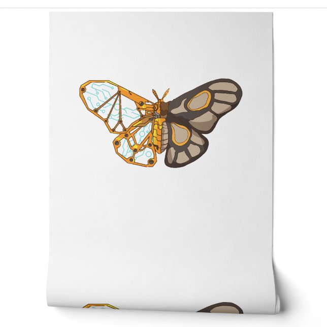 Moth Butterfly Dragonfly Insekt Tapete (Abrollen)
