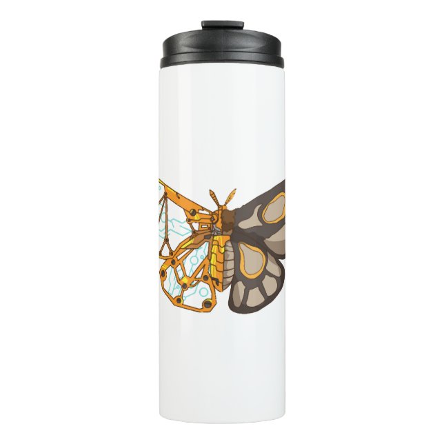 Moth Butterfly Dragonfly Insekt Thermosbecher (Vorderseite)