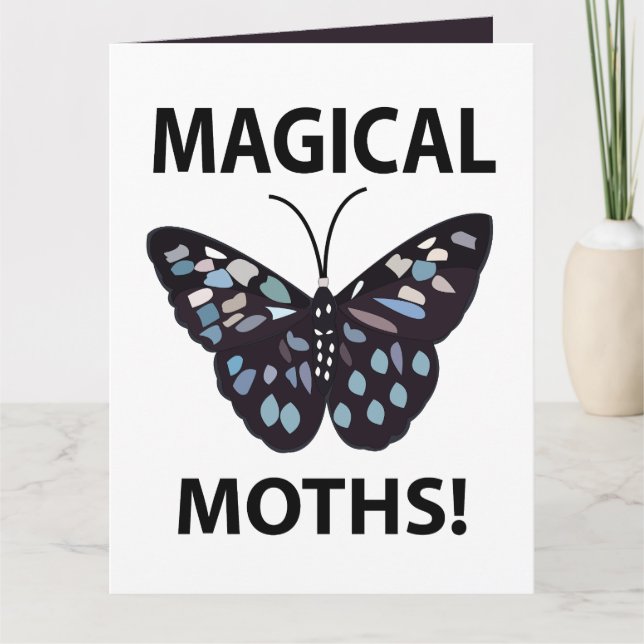 Moth Butterfly Magic Moths Karte (Vorderseite)