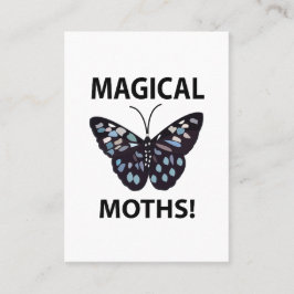 Moth Butterfly Magic Moths Visitenkarte