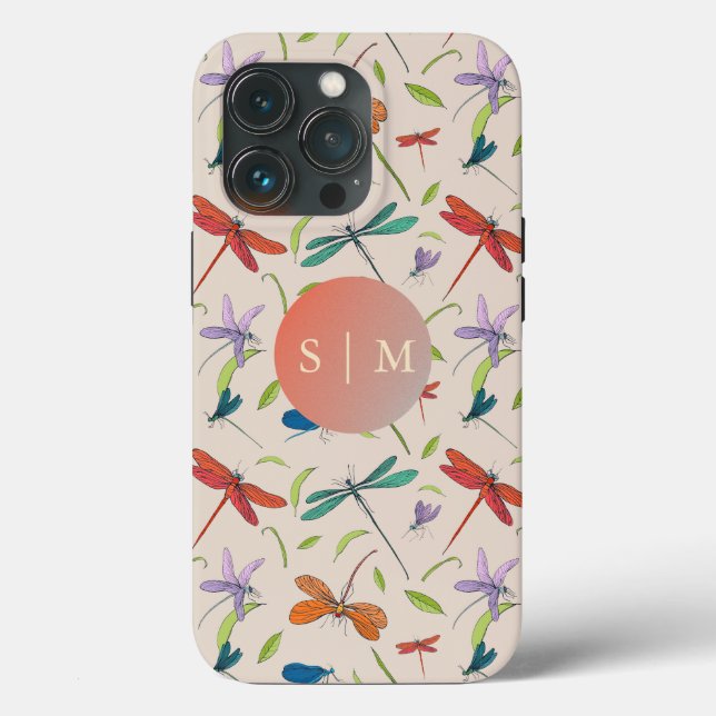 Moth Butterfly-Muster Case-Mate iPhone Case (Rückseite)