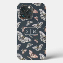 Moth Butterfly-Muster Case-Mate iPhone Case