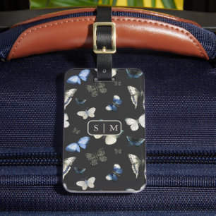 Moth Butterfly-Muster Gepäckanhänger