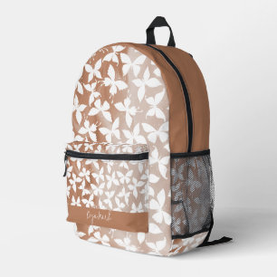 Moth Butterfly Pattern Bedruckter Rucksack