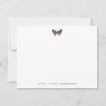 Moth Classic Personalisiert Stationery Note Card