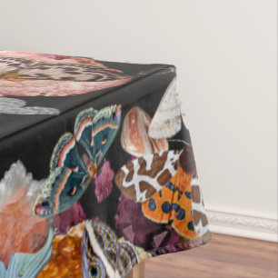 Moth Cotillion Goblincore Witchy Tablecloth Tischdecke