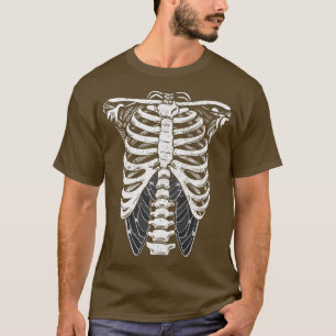 Moth Grunge Fairycore Ästhetische Mall Goth Skelet T-Shirt
