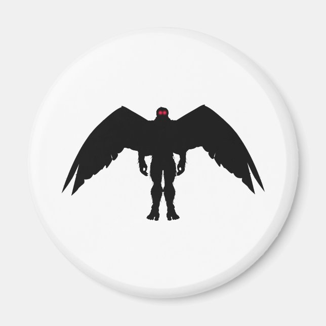 Moth Man Magnet (Vorne)