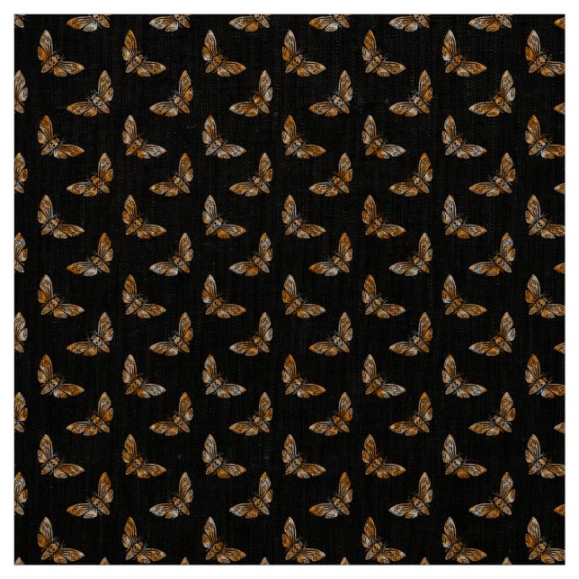 Moth-Muster des Todes Stoff (Muster)