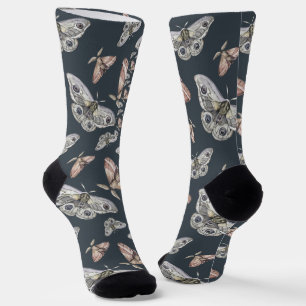 Moth Muster Socken