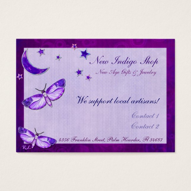 Moth Mystic New Age PERSONALISIERT Profile (Vorderseite)