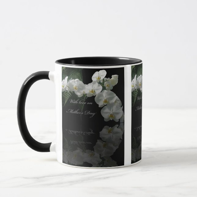 Moth Orchids & Ferns Tasse zum Muttertag (Links)