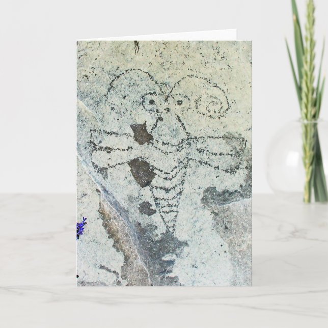 Moth Petroglyph Drei Flüsse Petroglyph Standort Karte (Vorderseite)