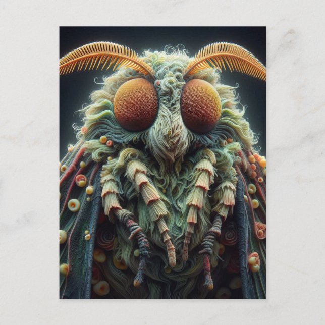 Moth Postkarte (Vorderseite)