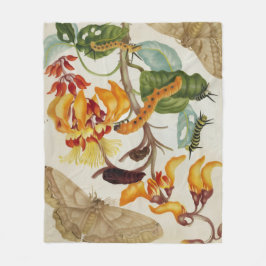 Moth Print Fleecedecke