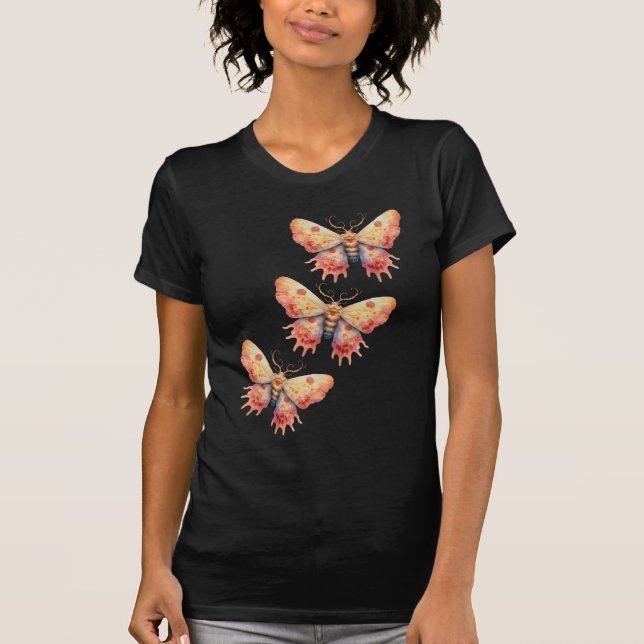 Moth Summer Solstice Abend T - Shirt (Vorderseite)