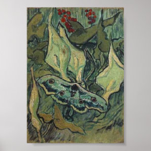 Moth Van Gogh Fine Art Poster