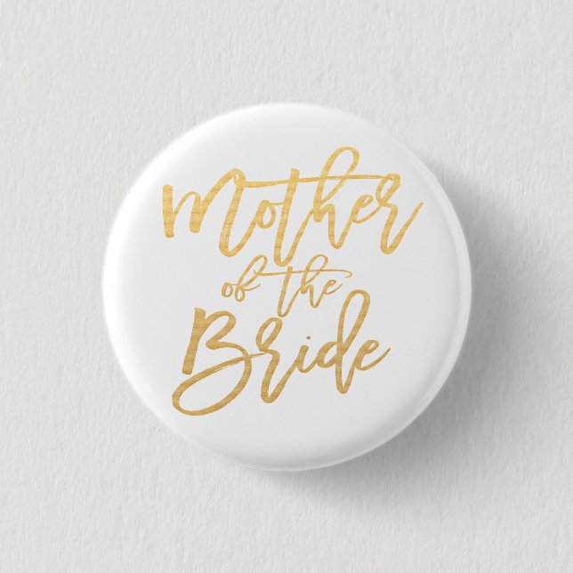 Mothe of the bride kalligrafy button (Vorderseite)