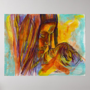 mother and child poster