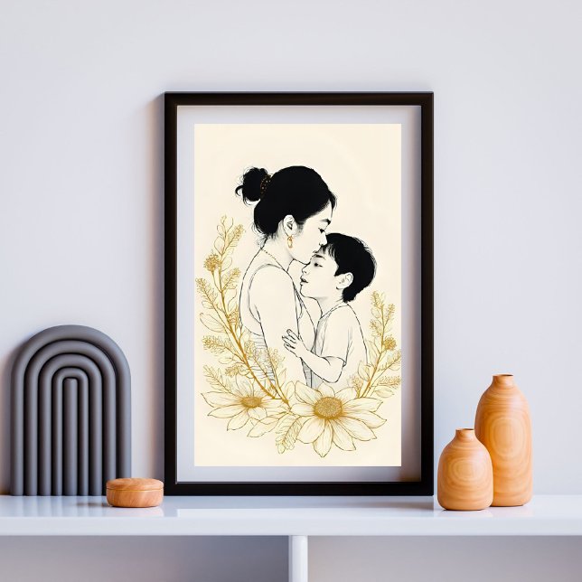 Mother and Child VI Poster (Von Creator hochgeladen)