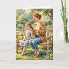 Mother and Daughter Mothers Day Card  Karte