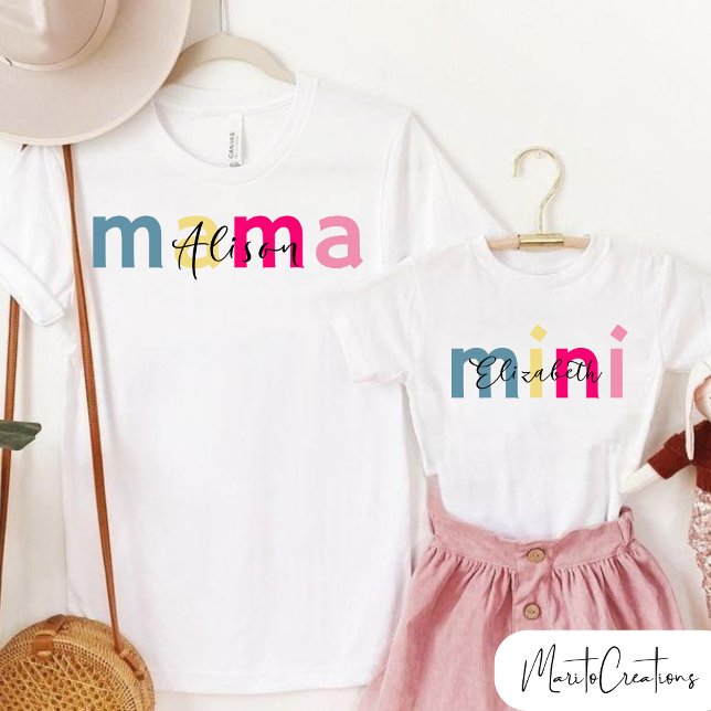 Mother and daughter mother's day t-shirt set (Von Creator hochgeladen)