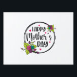 Mother Art Happy Mommy Day Gartenschild<br><div class="desc">Mother Art Happy Mommy Day</div>