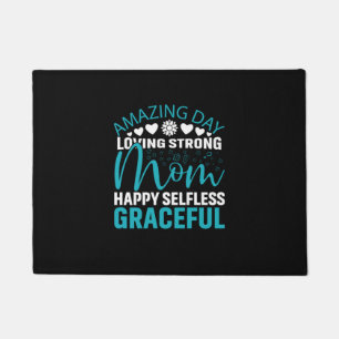 Mother Art Loving Strong Mom Fußmatte