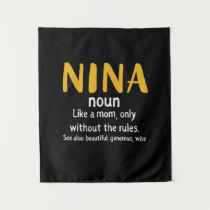 Mother Art Nina Definition Wandteppich