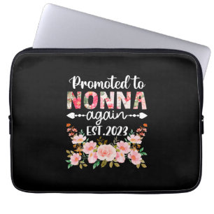 Mother Art Promoted To Nonna Again 2023 Floral Laptopschutzhülle
