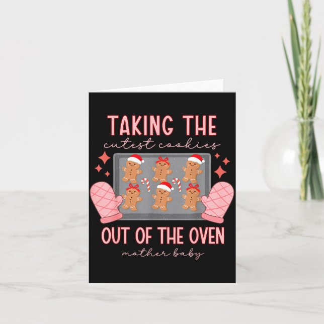 Mother Baby Nurse Christmas Mbu Stpartum Nurse Xma Karte (Vorderseite)