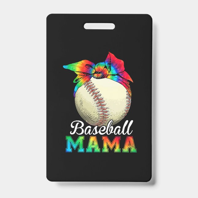 Mother Baseball Mama Birthday Ausweis (Vorderseite)