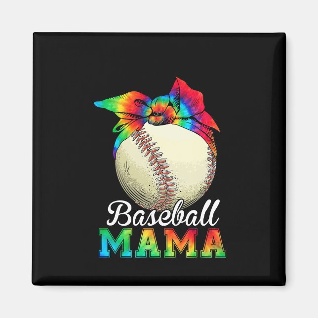 Mother Baseball Mama Birthday Magnet (Vorne)