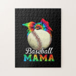 Mother Baseball Mama Birthday Puzzle<br><div class="desc">Mother Baseball Mama Birthday</div>