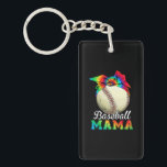 Mother Baseball Mama Birthday Schlüsselanhänger<br><div class="desc">Mother Baseball Mama Birthday</div>