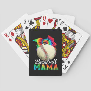 Mother Baseball Mama Birthday Spielkarten