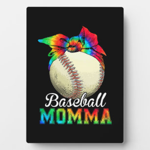 Mother Baseball Momma Birthday Fotoplatte