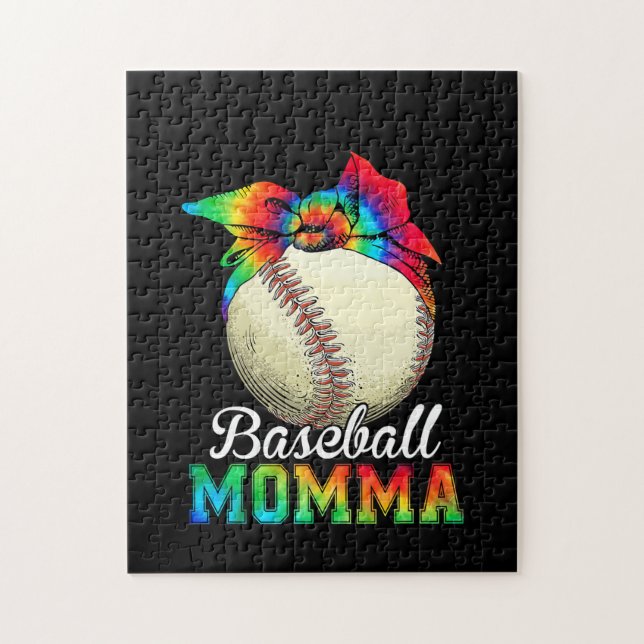 Mother Baseball Momma Birthday Puzzle (Vertikal)
