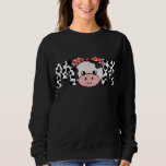 Mother Cow Mom Farming Birthday Funny Family Match Sweatshirt<br><div class="desc">Mutterkuh Mama Landwirtschaft Geburtstag Sonniges Familiengeschenk</div>