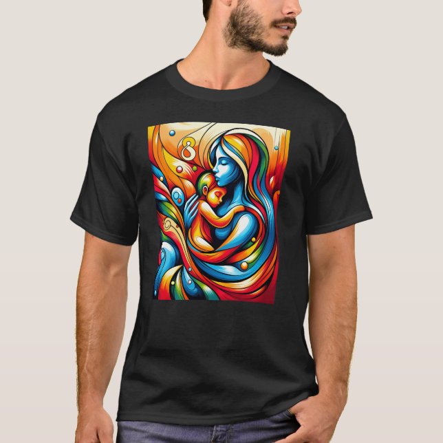 Mother craddy Kinderfreunde T-Shirt (Vorderseite)
