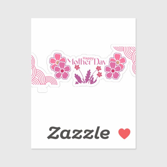 Mother day Modern Gift pack Aufkleber (Blatt)