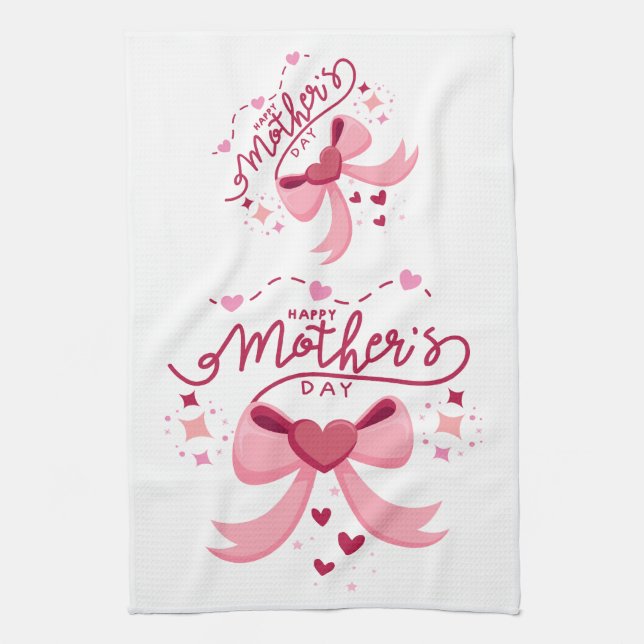 Mother Day Trendy Designed Apron Geschirrtuch (Vertikal)