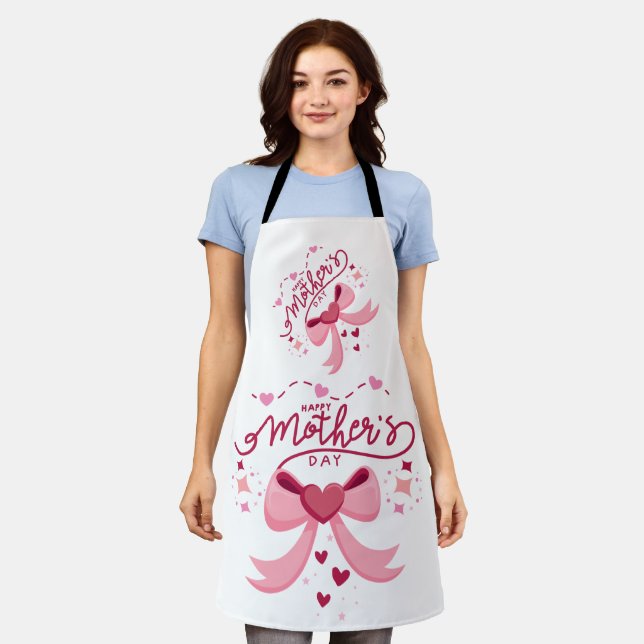 Mother Day Trendy Designed Apron Schürze (Getragen)