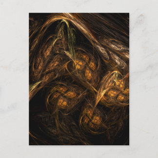 Mother Earth Abstrakt Art Postcard Postkarte