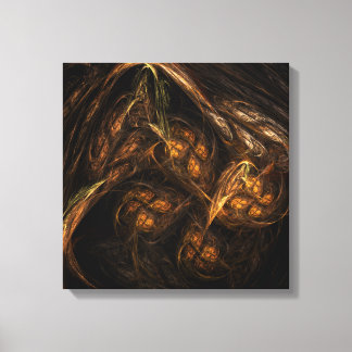 Mother Earth Abstrakt Art Quad Canvas Print Leinwanddruck