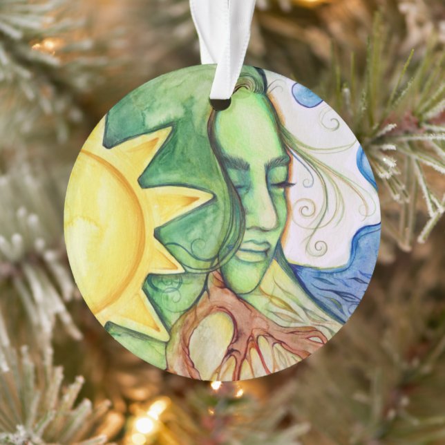 Mother Earth Gaia Goddess Ornament (Baum)