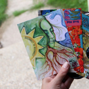 Mother Earth Gaia Goddess Postkarte