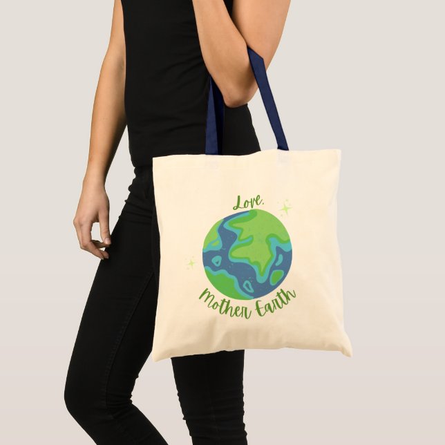 "Mother Earth Liebe" Tote Bag Tragetasche (Vorderseite (Produkt))