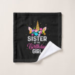 Mother Gift | Sister Of The Birthday Girl Birthday Waschlappen<br><div class="desc">Mother Gift | Sister Of The Birthday Girl Birthday</div>