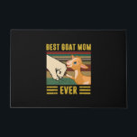 Mother Gift | Vintage Best Goat Mom Ever Birthday Fußmatte<br><div class="desc">Mother Gift | Vintage Best Goat Mom Ever Birthday</div>